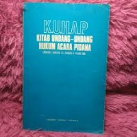 kuhap kitab undang-undang hukum acara pidana