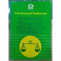 pedoman pelajaran tata hukum indonesia