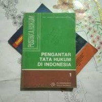 Pengantar tata hukum indonesia  ( pthi)