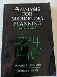 Analysis for maketing planning