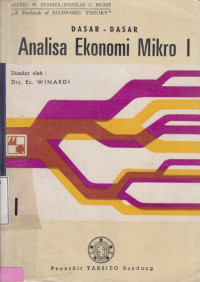 Dasar-Dasar Analisa Ekonomi Mikro II