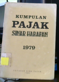 Kumpulan Pajak sinar Harapan 1979