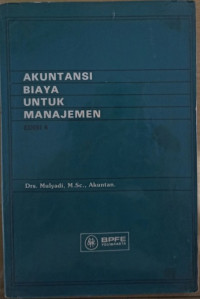 Akuntansi Biaya Untuk Manajemen