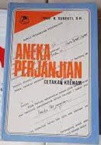 Aneka Perjanjian: Cetakan Keenam