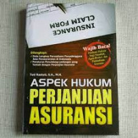 Aspek Hukum Perjanjian Asuransi