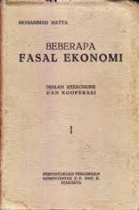 Beberapa Fasal Ekonomi