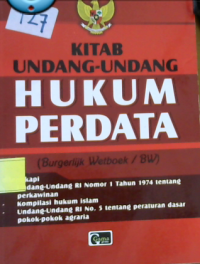 Kitab Undang-Undang Hukum Perdata