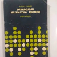 Dasar-Dasar Matematika Ekonomi Edisi Kedua