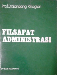 Filsafat adminidtrasi