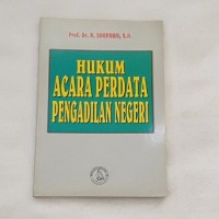 Hukum Acara Perdata Pengadilan Negeri