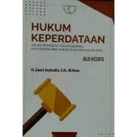 Hukum Keperdataan: Dalam Perspektif Hukum Nasional KUH Perdata (BW) Hukum Islam Dan Hukum Adat