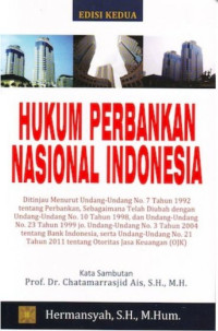 Hukum Perbankan Nasional Indonesia