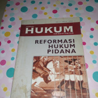 Hukum  reformasi hukum pidana