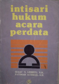 Intisari Hukum Acara Perdata