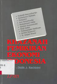 Khazanah Pemikiran Ekonomi Indonesia