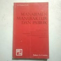 Manajemen Manufaktur dan Pabrik