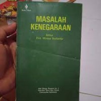 Masalah Kenegaraan