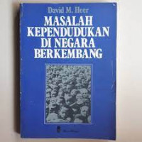 Masalah Kependudukan Di Negara Berkembang