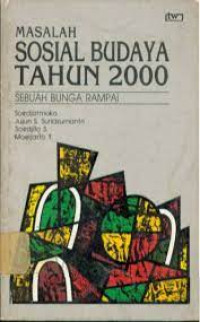 Masalah Sosial Budaya Tahun 2000