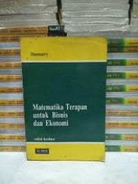 Matematika Terapan Untuk Bisnis Dan Ekonomi