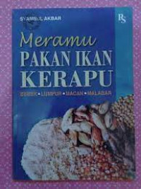 Meramu Pakan Ikan Kerapu