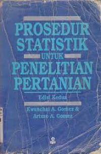 Prosedur Statistik Untuk Penelitian Pertanian