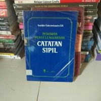 Pedoman Penyelenggaraan Catatan Sipil