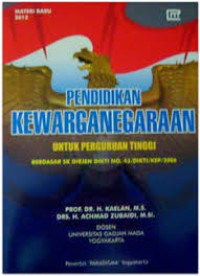 Pendidikan Kewarganegaraan Untuk Perguruan Tinggi