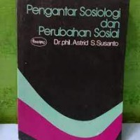 Pengantar Sosiologi Dan Perubahan Sosial