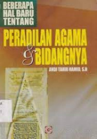 Peradilan Agama & Bidangnya