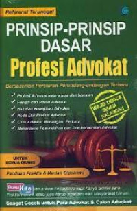 Prinsip-Prinsip Dasar Profesi Advokat