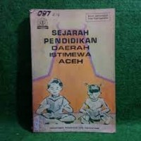 Sejarah Pendidikan Daerah Istimewa Aceh