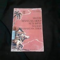 Sistem Kesatuan Hidup Setempat Daerah Kalimantan Timur