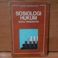 Sosiologi Hukum Suatu Pengantar