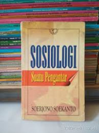 Sosiologi Suatu Pengantar