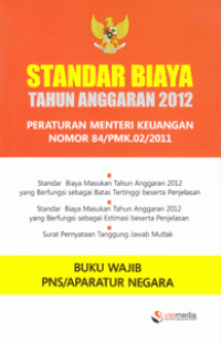 Standar biaya tahun anggaran 2012