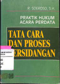 Tata Cara dan Proses Persidangan