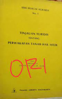 Tinjauan Yuridis Tentang Perwakilan Tanah Hak Milik