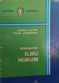 Pengantar Ilmu Hukum