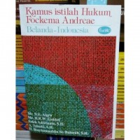 KAMUS ISTILAH HUKUM FOCKEMA ANDREAE