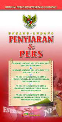 Undang-Undang Penyiaran & Pers