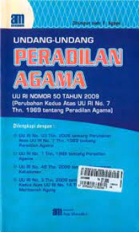 Undang-Undang Peradilan Agama