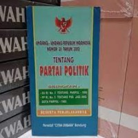 Undang-Undang Republik Indonesia Nomor 31 Tahun 2002