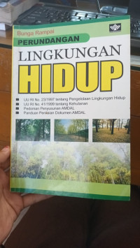 Bunga Rampai Perundangan Lingkungan Hidup