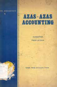 Azas-Azas Accounting Bagian Pertama Edisi  revisi