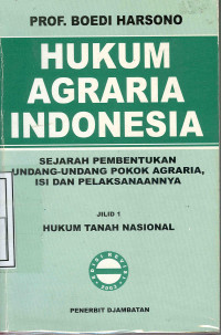 Hukum agraria indonesia