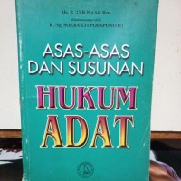 asas-asas dan susunan hukum adat