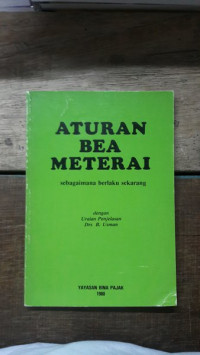 Aturan bea meterai