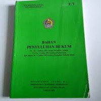 Bahan penyuluhan Hukum