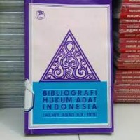 Bibliografi  hukum adat indonesia